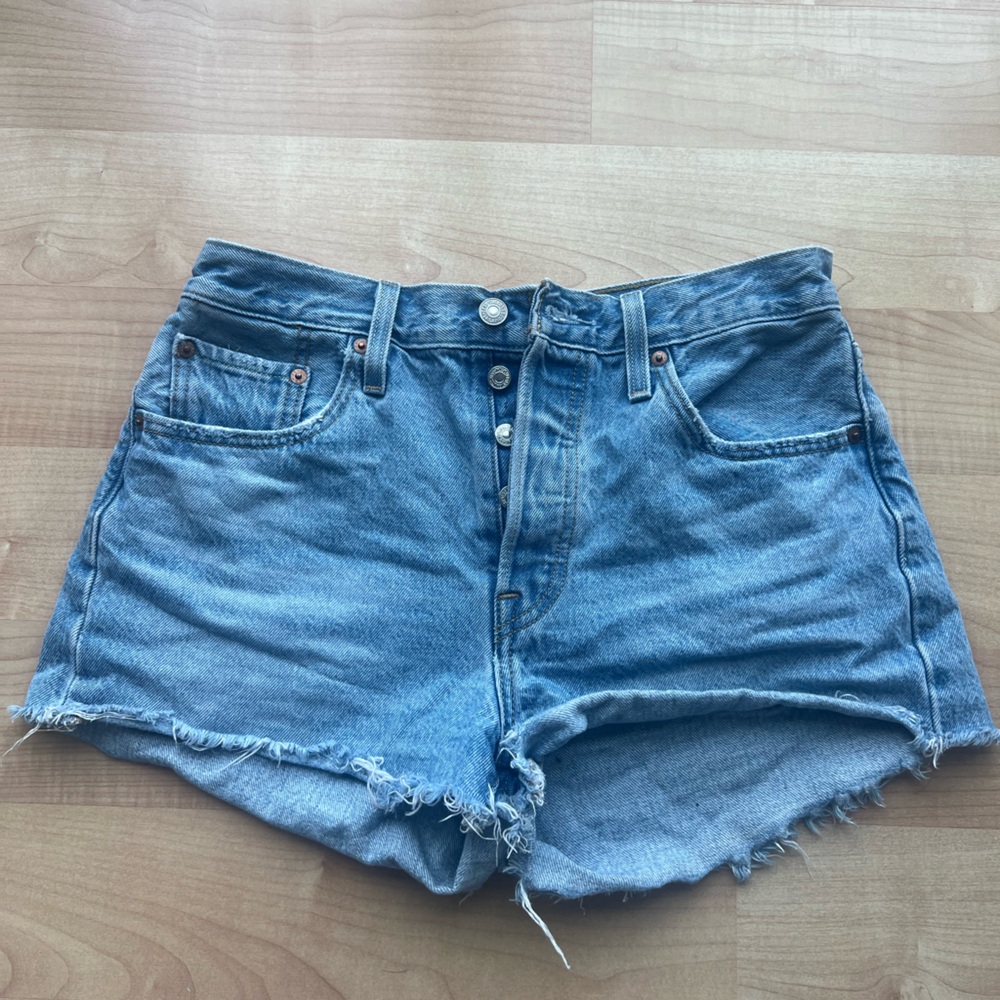 Levi's Blue Jean Shorts for Women